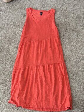 GAP Coral Maxi Dress